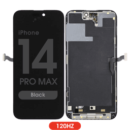 FX5 Soft OLED QRT - Aftermarket OLED Screen and Digitizer Assembly for iPhone 14 Pro (120Hz) (Quick Repair Technology) (Black)