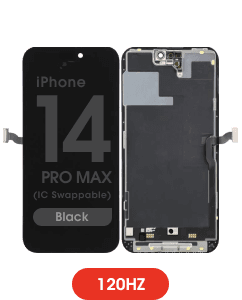 FX5 Soft OLED 120Hz - Aftermarket OLED Screen and Digitizer Assembly for iPhone 14 Pro Max (Black) (IC Swappable)
