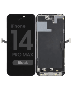 Premium Refurbished - OLED Screen and Digitizer Assembly for iPhone 14 Pro Max (Black)