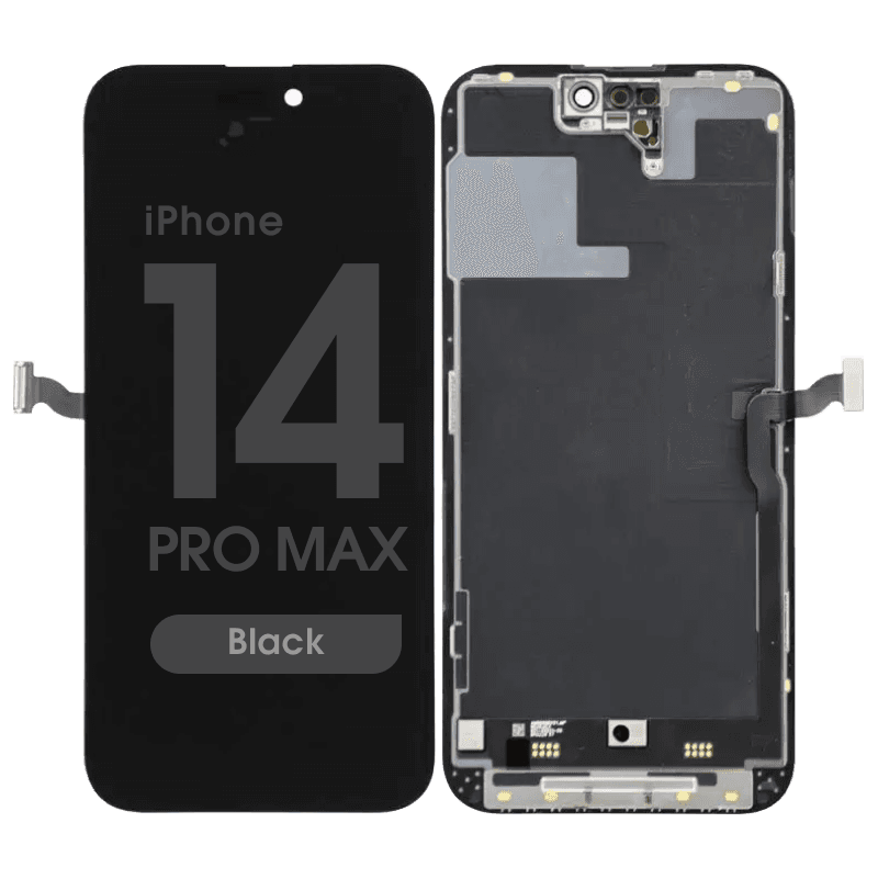 Premium Refurbished - OLED Screen and Digitizer Assembly for iPhone 14 Pro Max (Black)