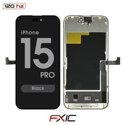 FX5 Soft OLED 120Hz - Aftermarket OLED Screen Assembly for iPhone 15 Pro (Black) (IC Swappable)  - Injured Gadgets