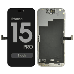 Premium Refurbished - OLED Screen Assembly for iPhone 15 Pro (Black)