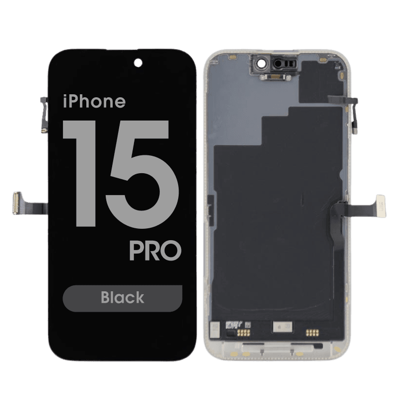 OEM Pull - OLED Screen and Digitizer Assembly w/ Proximity Sensor for iPhone 15 Pro (Grade A)