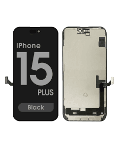 FX5 Incell - Aftermarket LCD Screen and Digitizer Assembly for iPhone 15 Plus (IC Swappable) (Black)