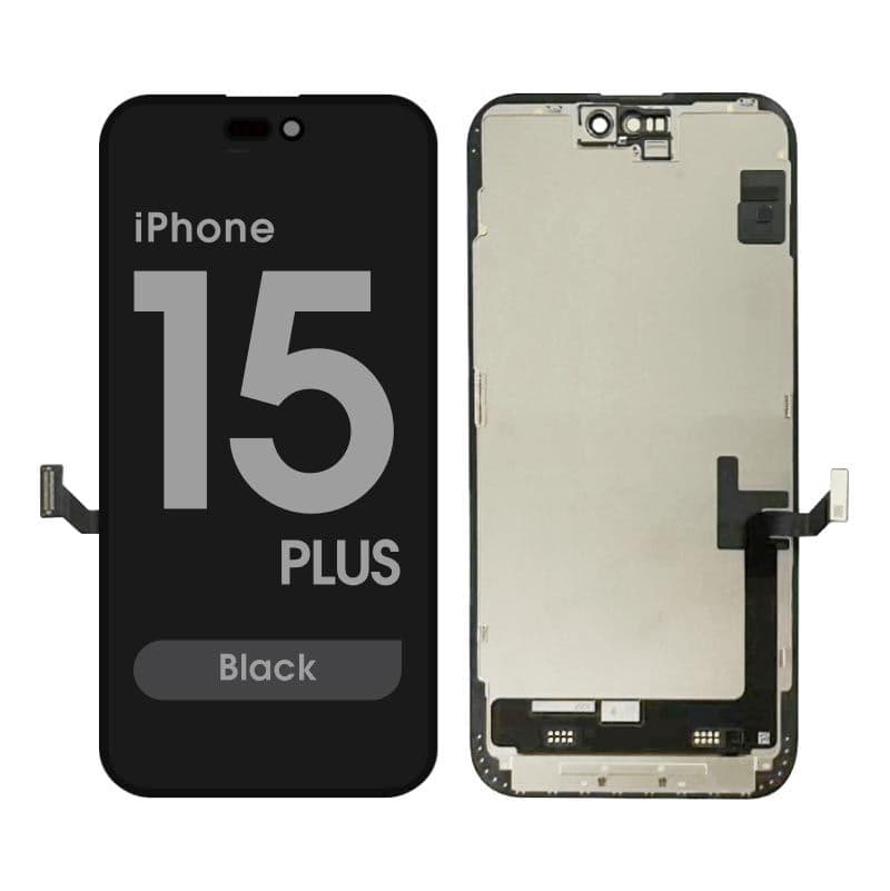 FX5 Soft OLED 120Hz QRT - Aftermarket OLED Screen and Digitizer Assembly for iPhone 15 Plus (Quick Repair Technology) (Black)
