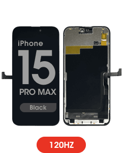 FX5 Incell 120Hz - Aftermarket LCD Screen and Digitizer Assembly for iPhone 15 Pro Max (IC Swappable) (Black)