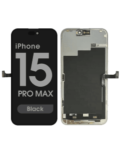Premium Refurbished - OLED Screen Assembly for iPhone 15 Pro Max (Black)
