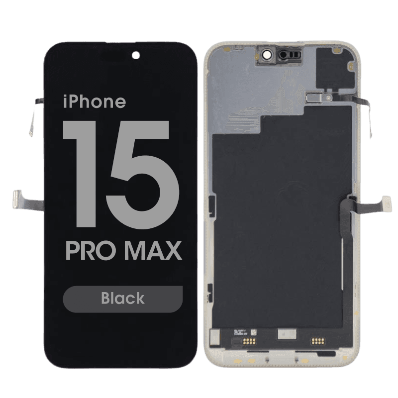 OEM Pull - OLED Screen and Digitizer Assembly w/ Proximity Sensor for iPhone 15 Pro Max (Grade A)