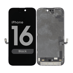 FX5 Soft OLED - Aftermarket OLED Screen and Digitizer Assembly for iPhone 16 (Black) (IC Swappable)