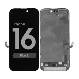 Premium Refurbished - OLED Screen Assembly for iPhone 16 (Black)