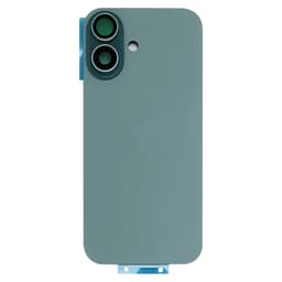 Back Glass w/ Camera Lens / MagSafe Magnet for iPhone 16 (Teal) (No Logo)