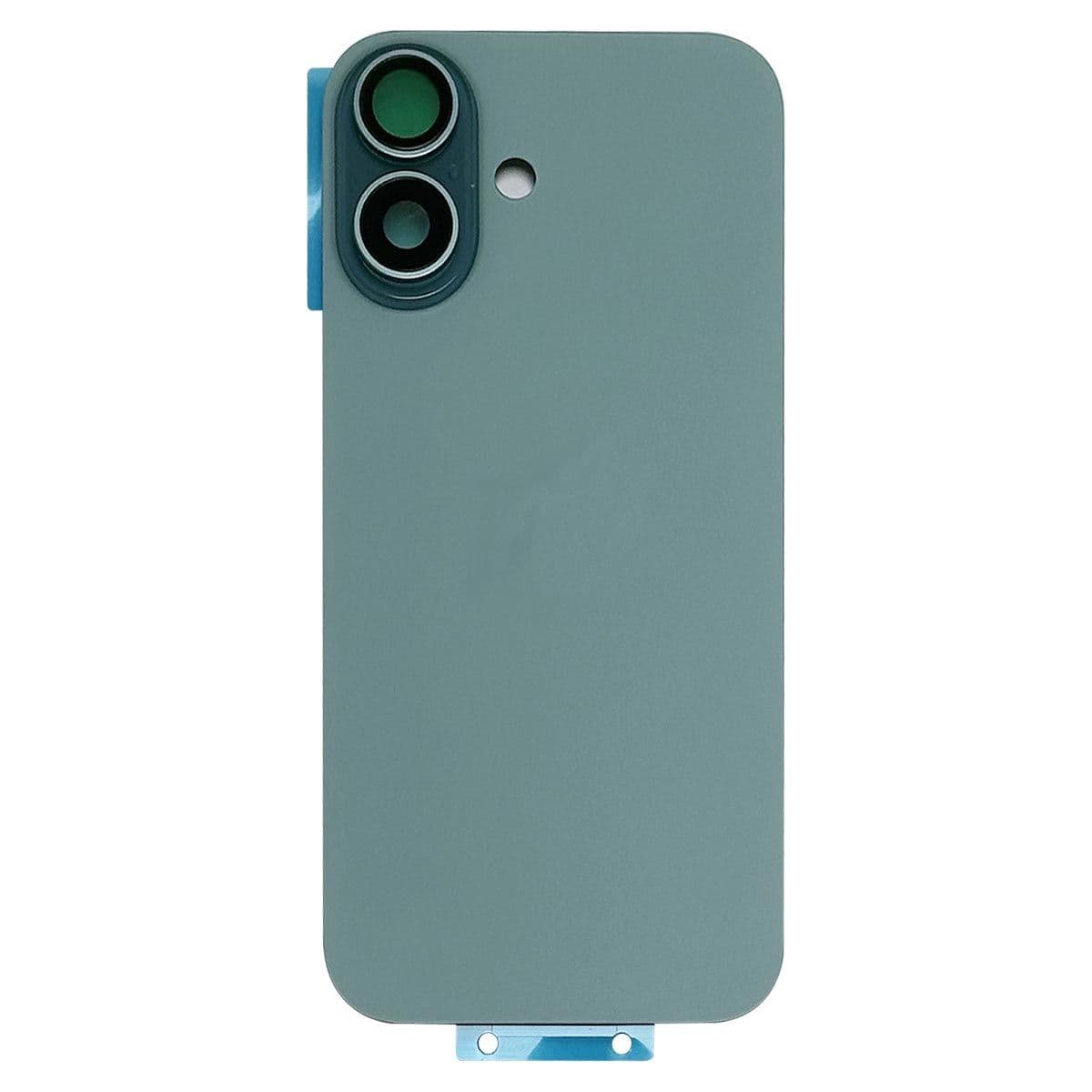 Back Glass w/ Camera Lens / MagSafe Magnet for iPhone 16 (Teal) (No Logo)