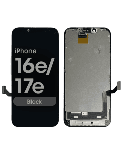 Premium Refurbished - OLED Screen and Digitizer Assembly for iPhone 16e / 17e (Black)
