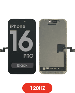 FX5 Soft OLED 120Hz - Aftermarket OLED Screen Assembly for iPhone 16 Pro (IC Swappable) (Black) 