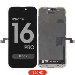 FX5 Soft OLED 120Hz QRT - Aftermarket OLED Screen and Digitizer Assembly for iPhone 16 Pro (Quick Repair Technology) (Black)