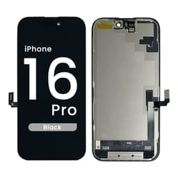 IG3 Soft OLED - Aftermarket OLED Screen and Digitizer Assembly for iPhone 16 Pro (Black)