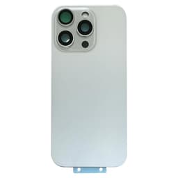 Back Glass w/ Camera Lens / MagSafe Magnet for iPhone 16 Pro (White Titanium) (No Logo)