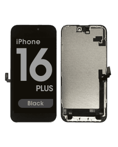 FX5 Soft OLED - Aftermarket OLED Screen and Digitizer Assembly for iPhone 16 Plus (IC Swappable) (Black)