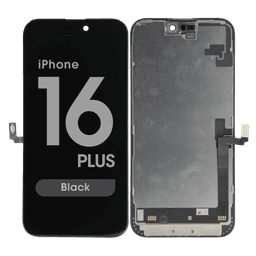 FX5 Soft OLED QRT - Aftermarket OLED Screen and Digitizer Assembly for iPhone 16 Plus (Black) (Quick Repair Technology)