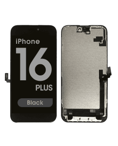 IG3 Soft OLED - Aftermarket OLED Screen and Digitizer Assembly for iPhone 16 Plus (Black)