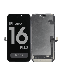 Premium Refurbished - OLED Screen Assembly for iPhone 16 Plus (Black)