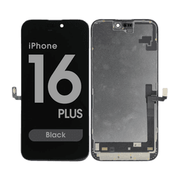 Premium Refurbished - OLED Screen Assembly for iPhone 16 Plus (Black)