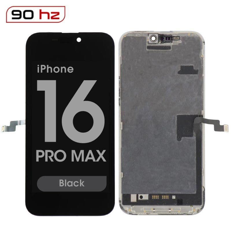 IG3 Soft OLED 90Hz- Aftermarket OLED Screen and Digitizer Assembly for iPhone 16 Pro Max (Black)