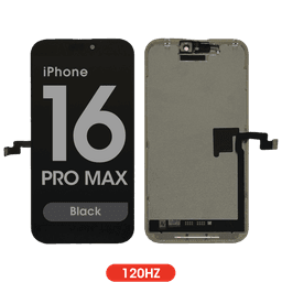 FX5 Soft OLED 120Hz - Aftermarket OLED Screen Assembly for iPhone 16 Pro Max (IC Swappable) (Black)