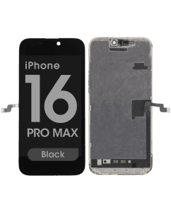 Premium Refurbished - OLED Screen Assembly for iPhone 16 Pro Max (Black)