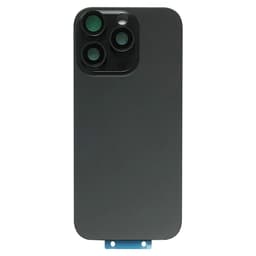 Back Glass w/ Camera Lens / MagSafe Magnet for iPhone 16 Pro Max (Black Titanium) (No Logo)
