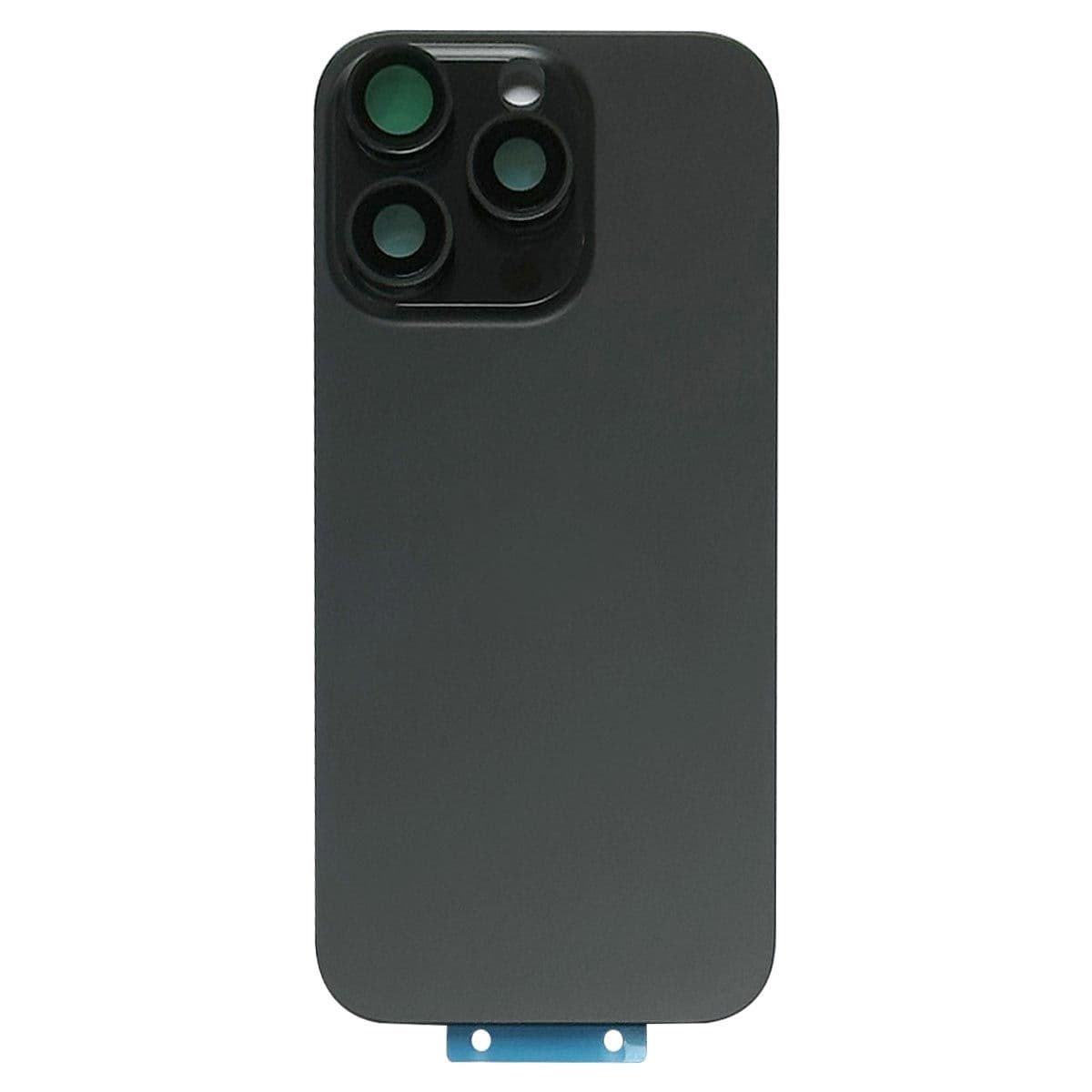 Back Glass w/ Camera Lens / MagSafe Magnet for iPhone 16 Pro Max (Black Titanium) (No Logo)