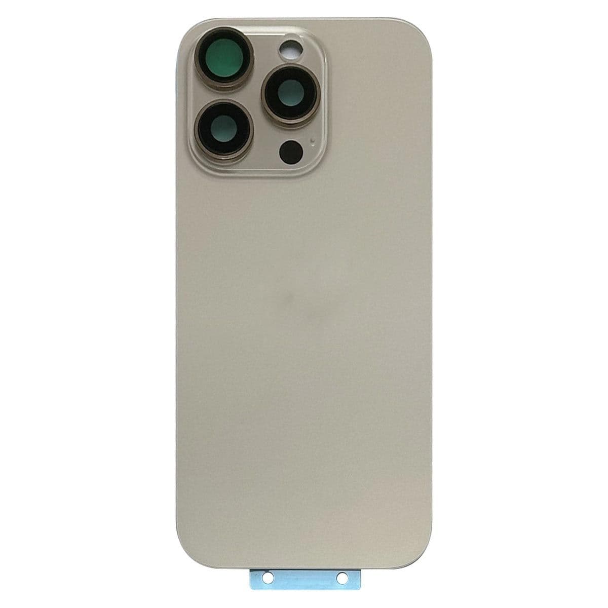 Back Glass w/ Camera Lens / MagSafe Magnet for iPhone 16 Pro Max (Desert Titanium) (No Logo)
