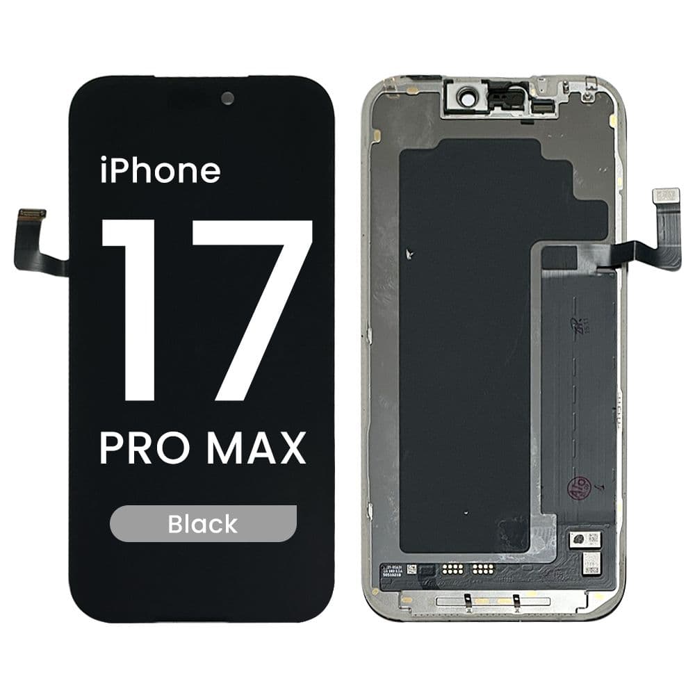 Premium Refurbished - OLED Screen and Digitizer Assembly for iPhone 17 Pro Max (Black)