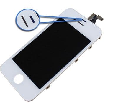 Aftermarket LCD Screen and Digitizer Assembly for iPhone 4S (White)