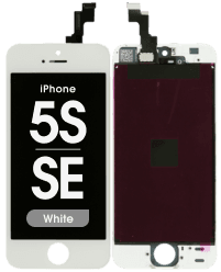 Premium Refurbished - LCD Screen and Digitizer Assembly for iPhone 5S / SE (White)