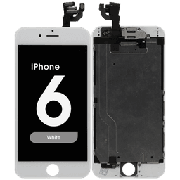 Complete Assembly - LCD Screen and Digitizer Assembly for iPhone 6 (Front camera / Prox Sensor / Earspeaker Pre-Installed) (White)
