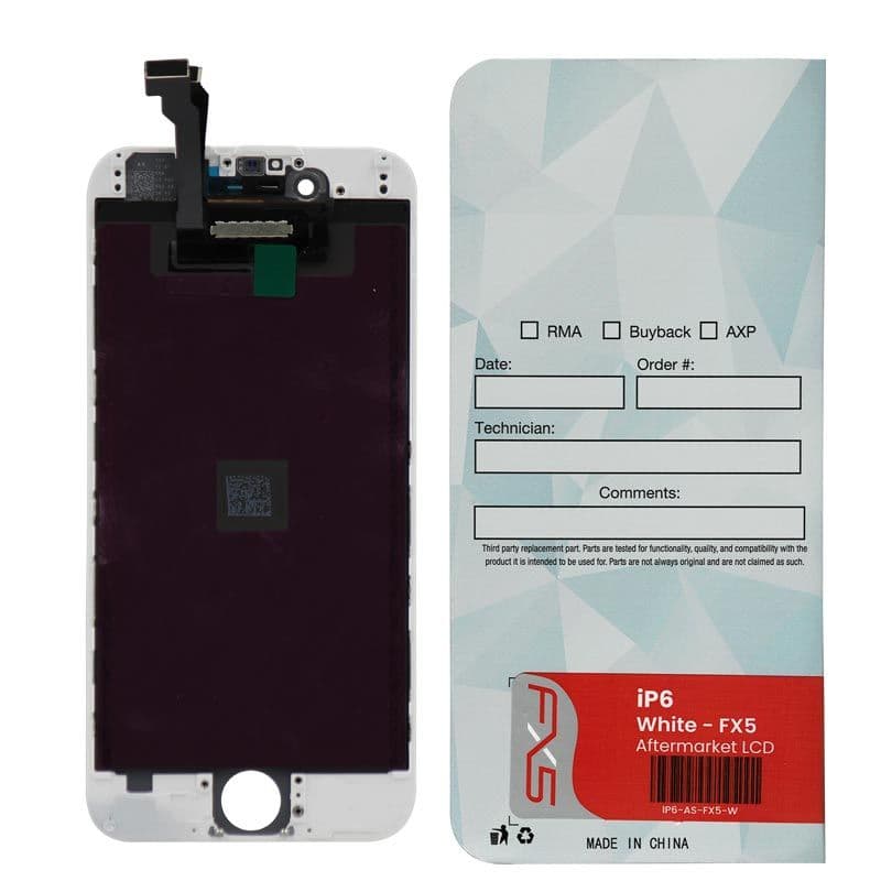 FX5 - Aftermarket LCD Screen and Digitizer Assembly for iPhone 6 (White)