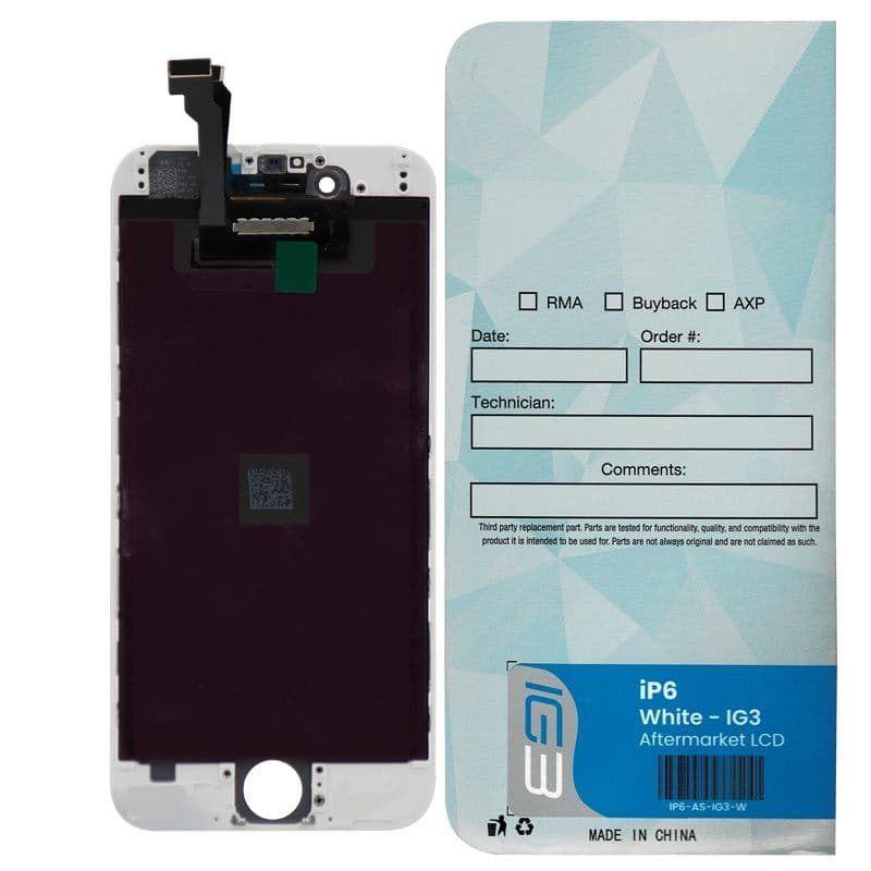 IG3 - Aftermarket LCD Screen and Digitizer Assembly for iPhone 6 (White)