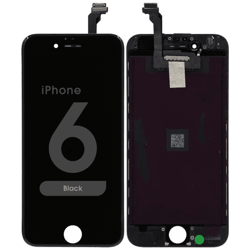 Premium Refurbished - LCD Screen and Digitizer Assembly for iPhone 6 (Black)