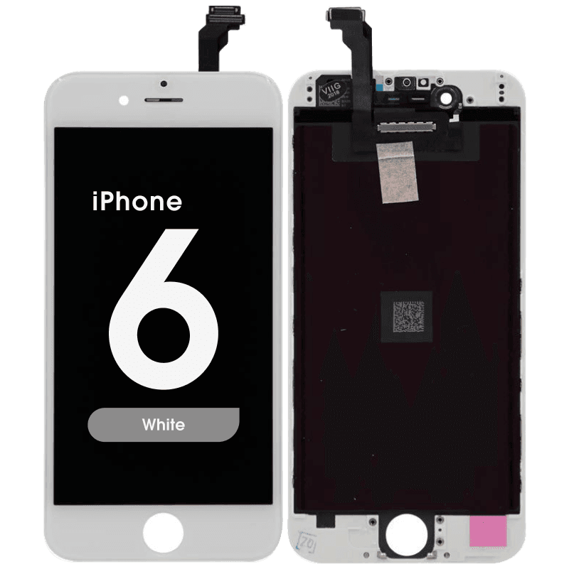 Premium Refurbished - LCD Screen and Digitizer Assembly for iPhone 6 (White)