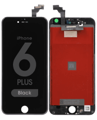 Premium Refurbished - LCD Screen and Digitizer Assembly for iPhone 6 Plus (Black)