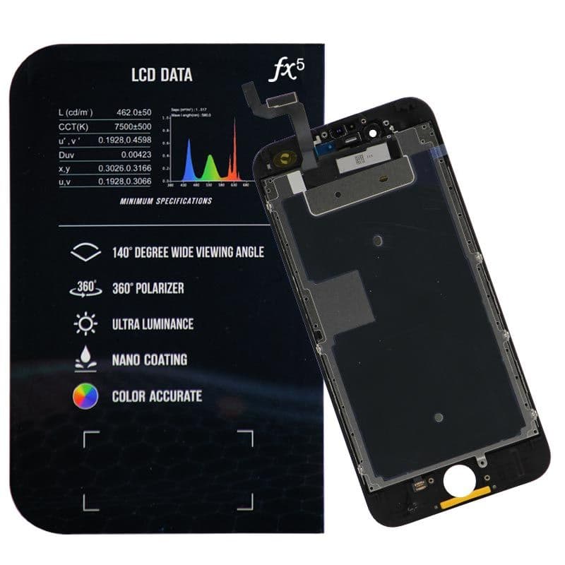 FX5 - Aftermarket LCD Screen and Digitizer Assembly for iPhone 6S (Black)