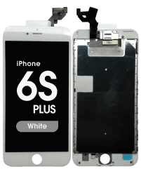 Complete Assembly - LCD Screen and Digitizer Assembly for iPhone 6S Plus (Front camera / Prox Sensor / Earspeaker Pre-Installed) (White)