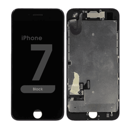Complete Assembly - LCD Screen and Digitizer Assembly for iPhone 7 (Front Camera / Prox Sensor / Earspeaker Pre-Installed) (Black)