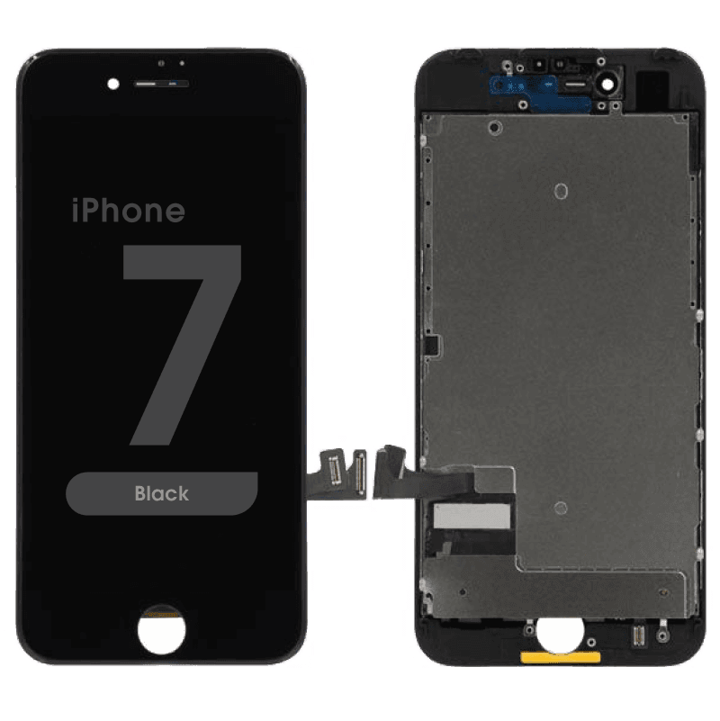 Premium Refurbished - LCD Screen and Digitizer Assembly for iPhone 7 (Black)