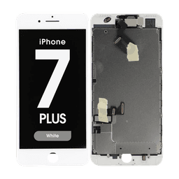 Complete Assembly - LCD Screen and Digitizer Assembly for iPhone 7 Plus (Front Camera / Prox Sensor / Earspeaker Pre-Installed) (White)