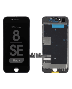 Premium Refurbished - LCD Screen and Digitizer Assembly for iPhone 8 / SE (2020) (Black)