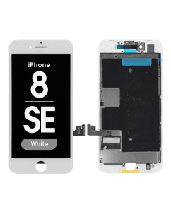 IG3 - Aftermarket LCD Screen and Digitizer Assembly for iPhone 8 / SE (2020) (White)