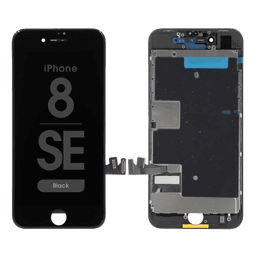 Premium Refurbished - LCD Screen and Digitizer Assembly for iPhone 8 / SE (2020) (Black)