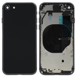 Back Housing for iPhone 8 (No Logo) (Black)